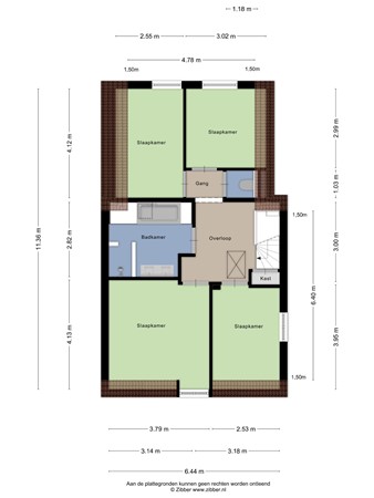 Floorplan - Keefheuvel 36, 5298 AK Liempde
